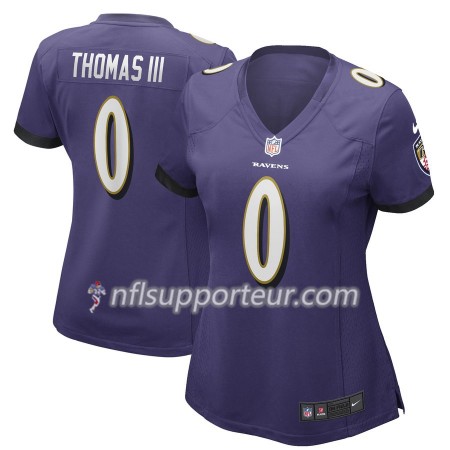 Maillot Femme Baltimore Ravens Earl Thomas 0 Nike Pourpre 